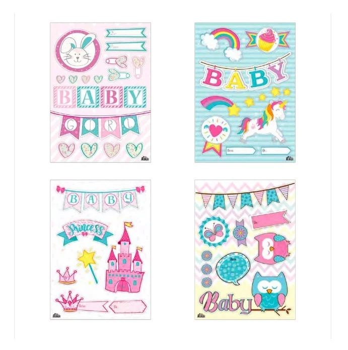 STICKER BABY SHOWER NIÑA - imagen 2