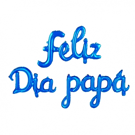 SET LETRA CURSIVA FD. PAPÁ AZUL - imagen 2