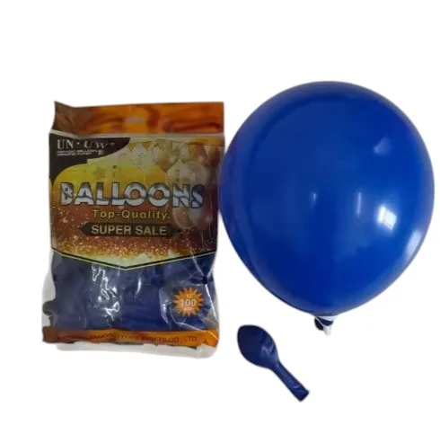 GLOBO RETRO LATEX AZUL - imagen 2