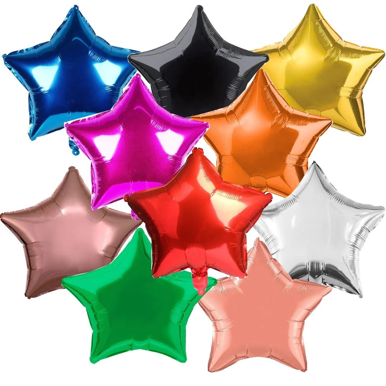 PACK 50 GLOBOS ESTRELLA - imagen 2