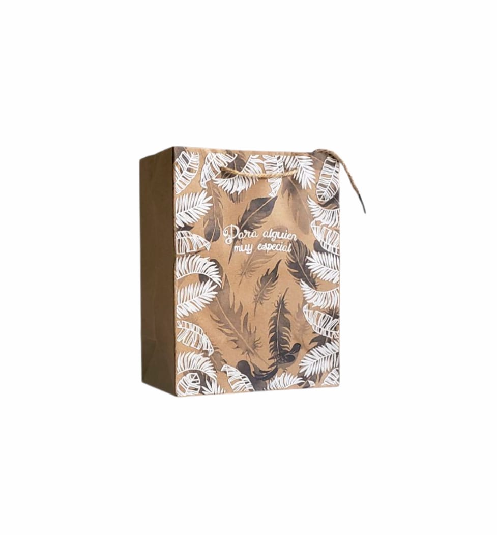 BOLSA KRAFT CON FOAMY PEQUEÑA