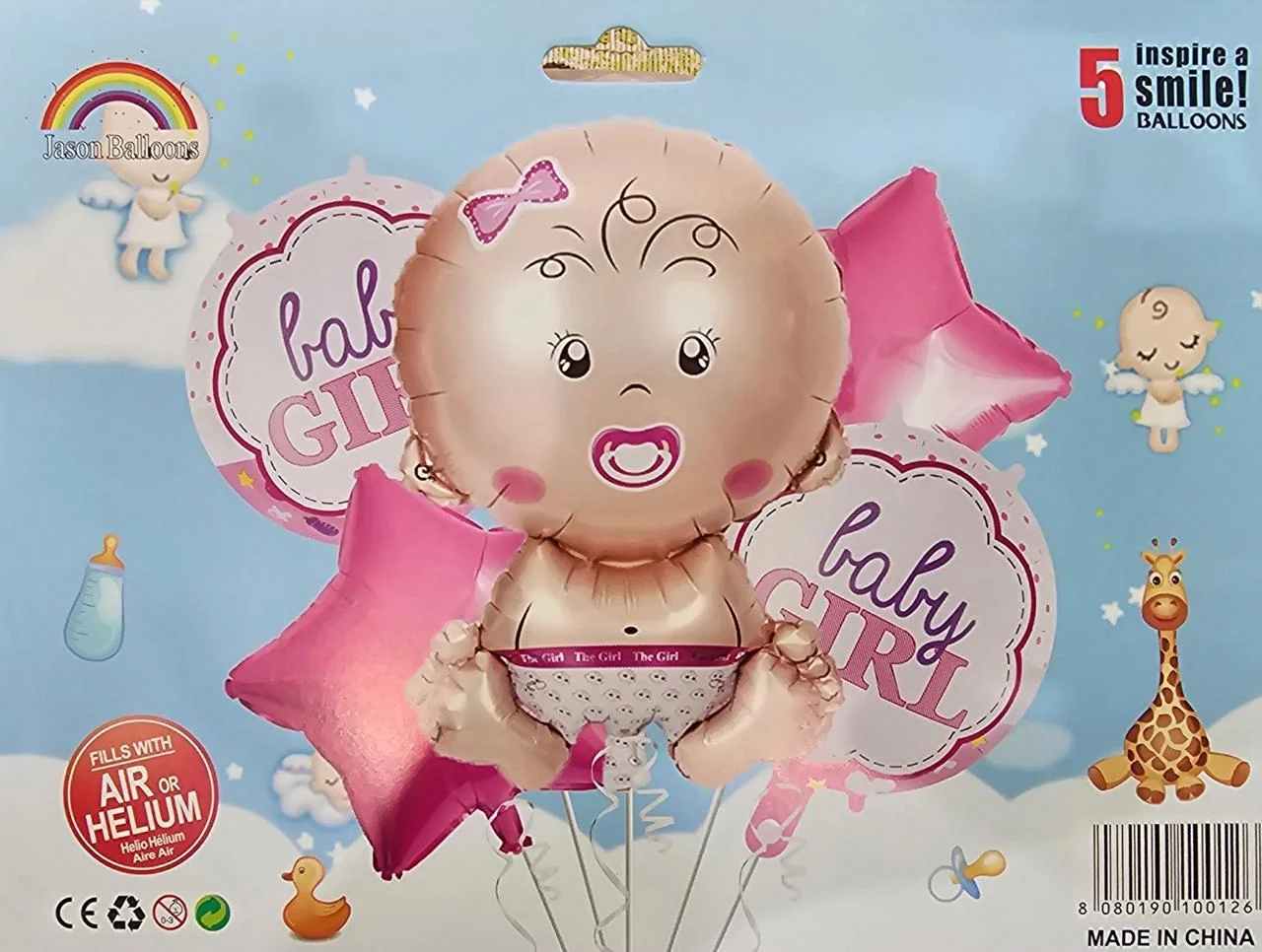 PAQUETE GLOBO NIÑA