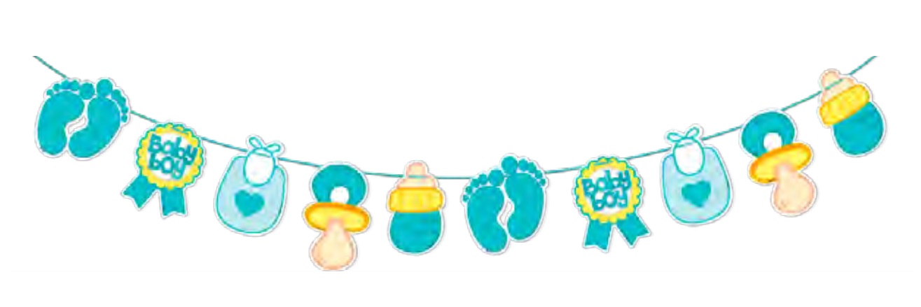 BANDERÍN BABY SHOWER NIÑO 