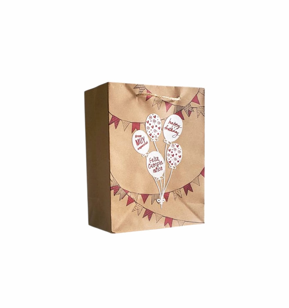 BOLSA KRAFT CON FOAMY PEQUEÑA