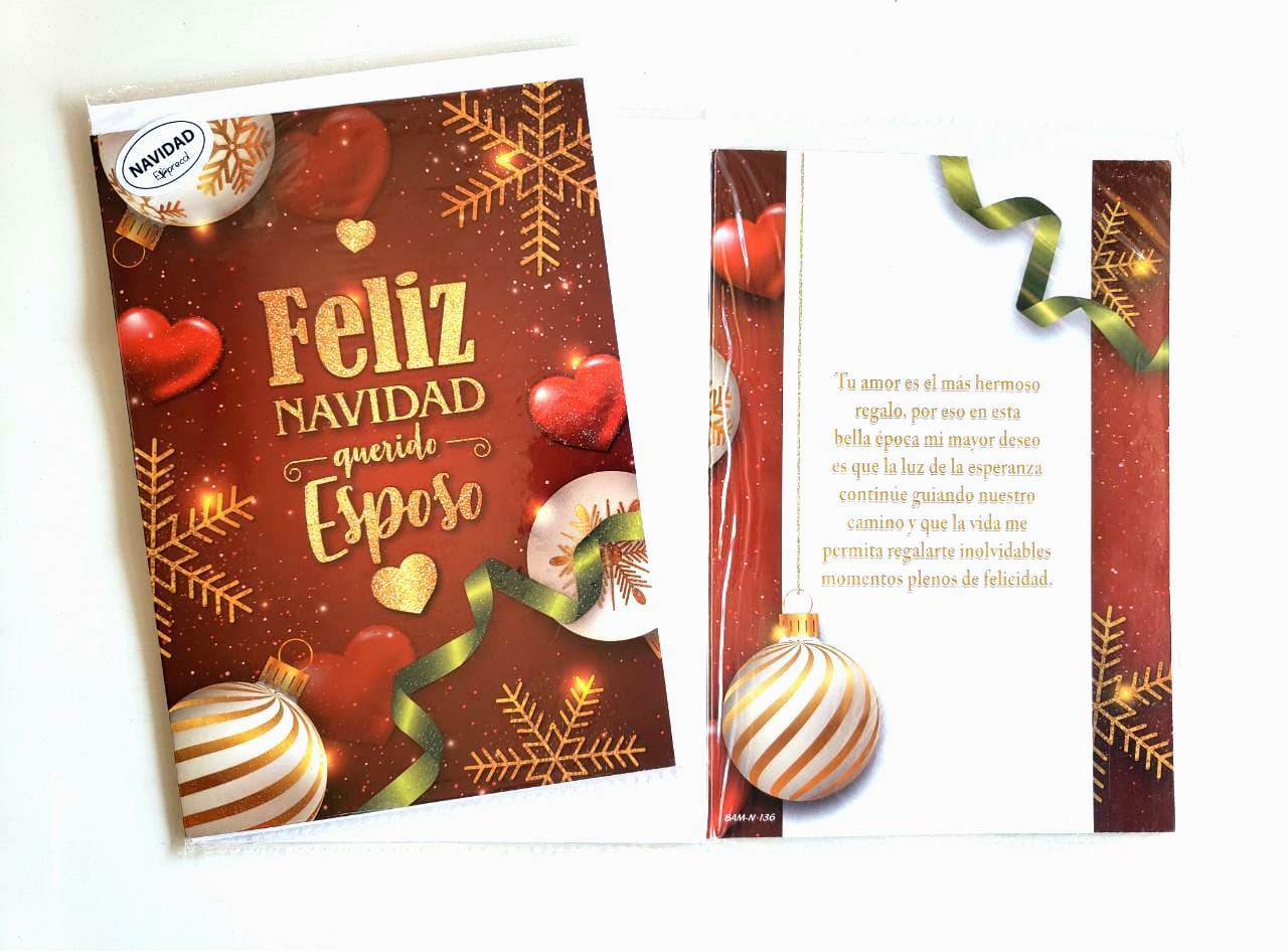 TARJETA DOBLE NAVIDAD