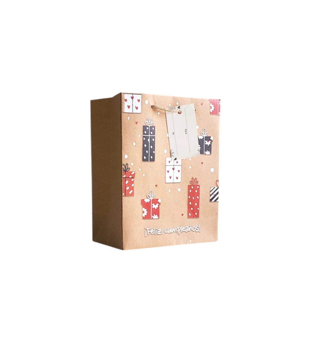 BOLSA KRAFT CON FOAMY PEQUEÑA