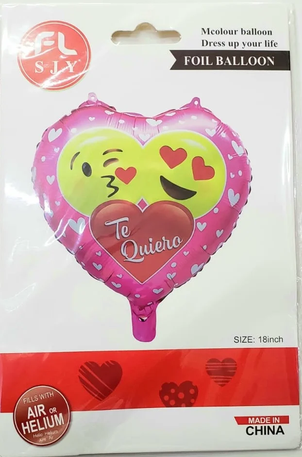 GLOBO METALICO CORAZON