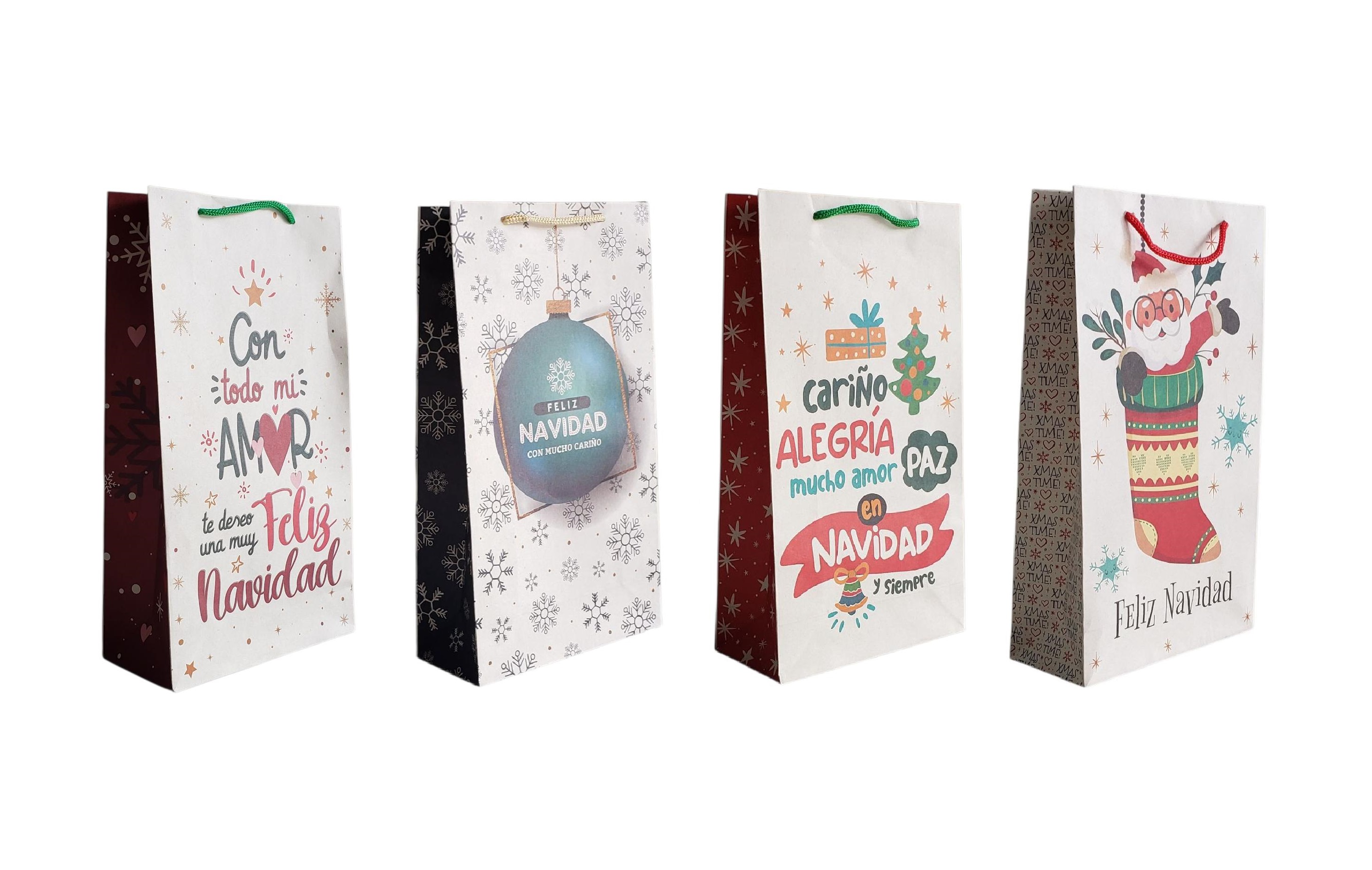 BOLSA KRAFT NAVIDEÑA