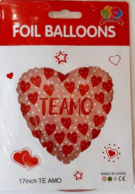 GLOBO METALICO CORAZON