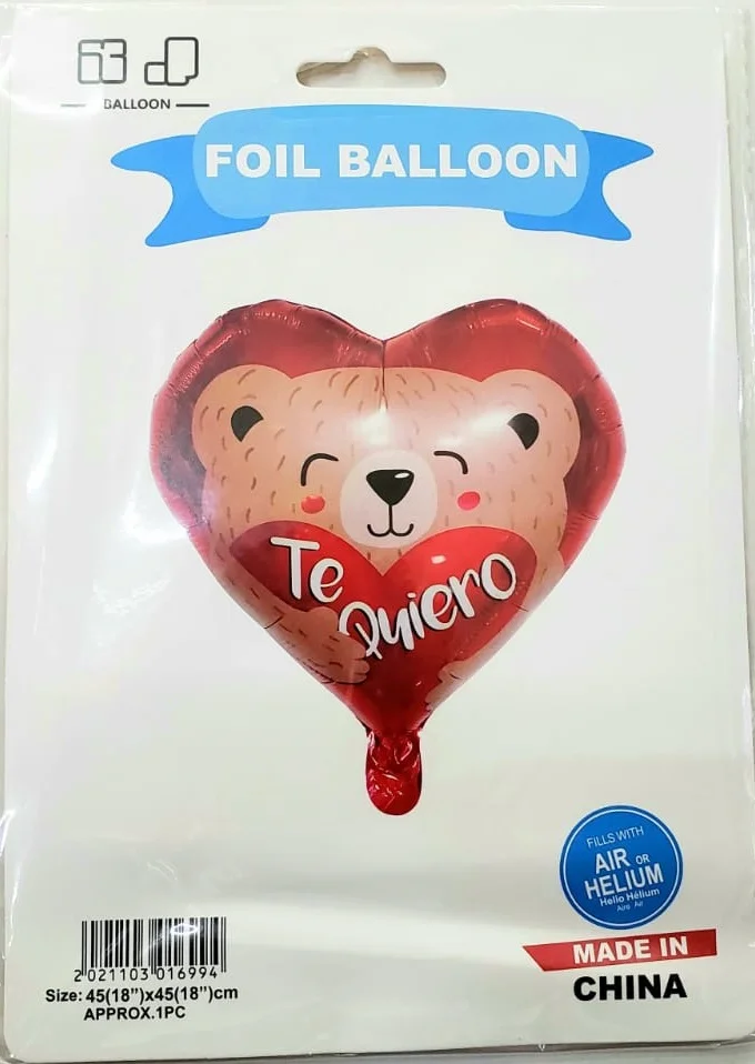 GLOBO METALICO CORAZON