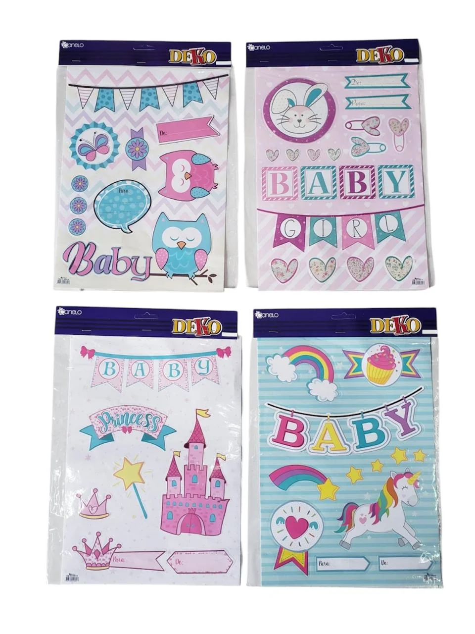 STICKER BABY SHOWER NIÑA